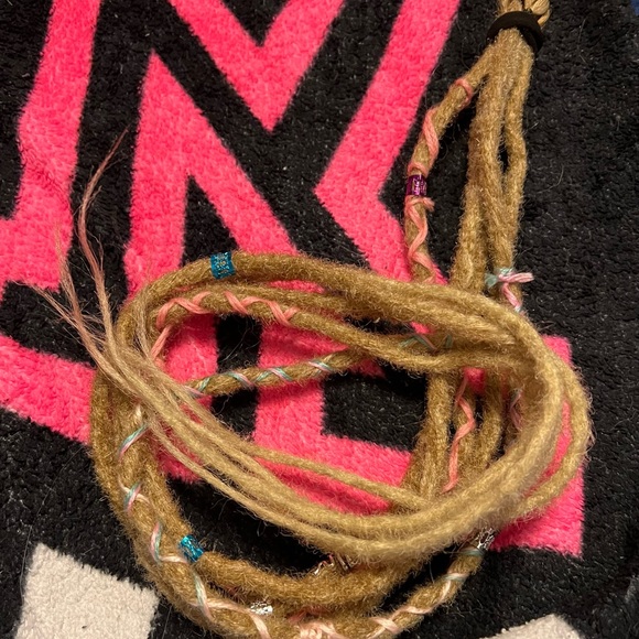 Handmade 36 Inch synthetic Dreadlock Extensions. The color is 27/613 - Picture 8 of 10